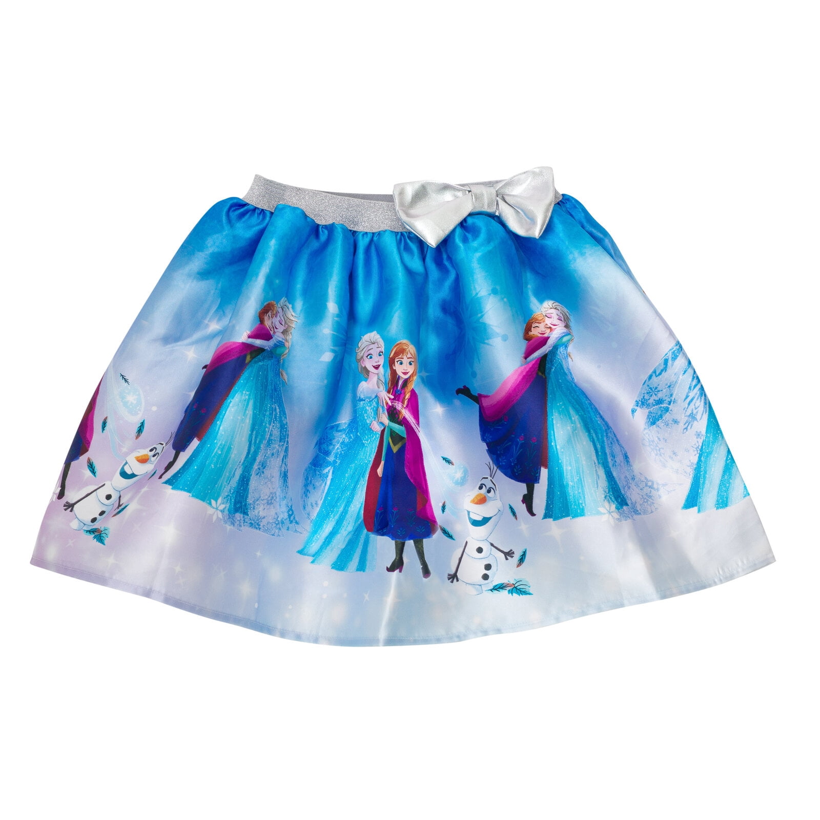 Disney Frozen Elsa Princess Anna Tank Top and Satin Skirt Toddler to Big Kid