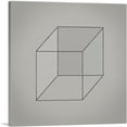 thumbnail image 1 of ARTCANVAS Mid-Century Modern Cube Lines Canvas Art Print - Size: 18" x 18" (1.50" Deep), 1 of 9