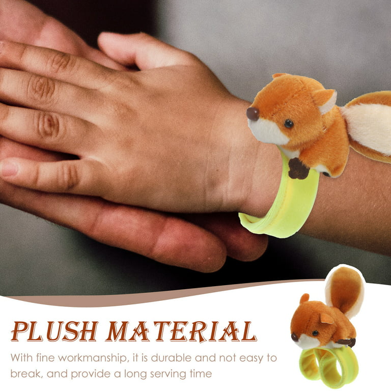 Stuffed Animal Slap Bracelets Adorable Slap Bracelet Animal Slap Band Kids  Wristband 