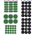 Qtmnekly Billiard Table Marking Spots Billiard Position Dot Green