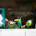 thumbnail image 1 of A Set Of 3 Colorful Metal Glass Handicrafts Ornaments Outdoor Courtyard Garden Decorations, 1 of 9