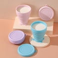 thumbnail image 2 of Taza de viaje TANGJMXG plegable de silicona con tapas, 2 of 3