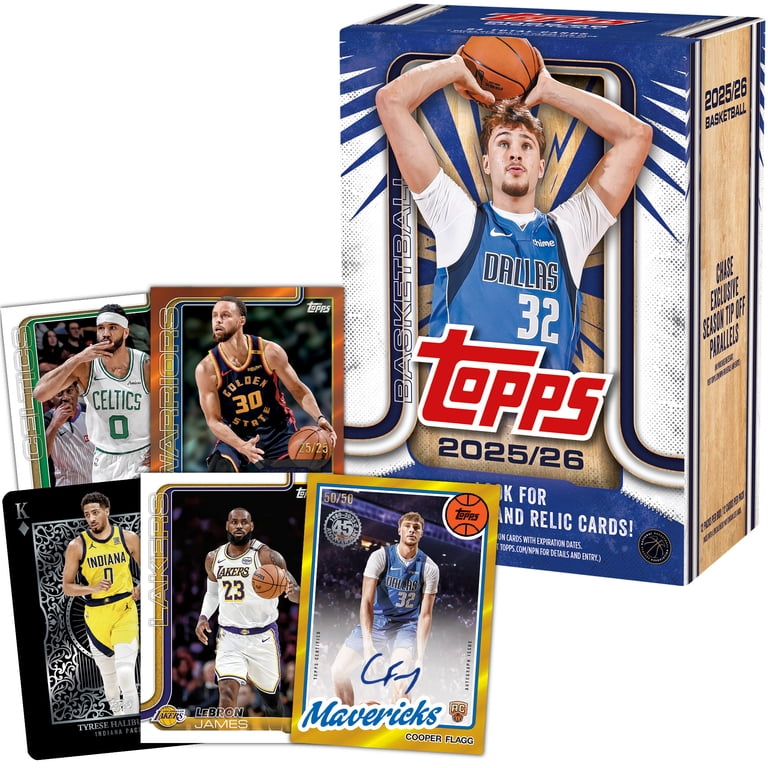 2025-26 Topps Basketball - Factory Sealed - Value Box - Walmart.com
