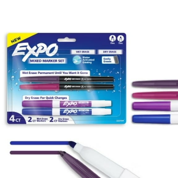 Expo 4ct Asst Dry Erase Marker Purple