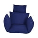 thumbnail image 4 of Cojín para silla de huevo Cojín de asiento Cómodo de instalar Accesorios Almohadilla para silla para Azul marino, 4 of 9