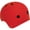 Red, variant on Industrial Skateboards Flat White Skate Helmet - X-Small