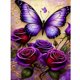 thumbnail image 1 of 5D DIY PINTURA DIAMANDO Kit Mariposa Del Craft 30x40cm, 1 of 9
