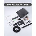 thumbnail image 5 of Wowow 8-Spray 12 in. Wall-Mounted Dual Shower Head and Handheld Shower Head 1.8-GPM in Matte Black, 5 of 5