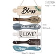 thumbnail image 2 of Bless The Food Before Us Sign Farmhouse Kitchen Wall Decor Dining Room Decorations Collage Wall Rustic Hanging Wood Art Signs Housewarming Gifts for Kitchen Living Home, 2 of 5