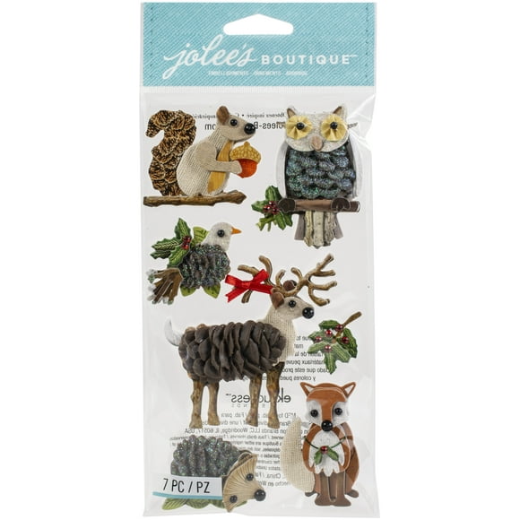 Jolee's Boutique Themed Embellishment-Woodland Animals 50-50822