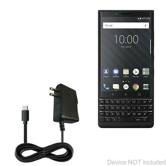 BlackBerry Key2 Charger, BoxWave® [Wall Charger Direct] Wall Plug Charger for BlackBerry Key2