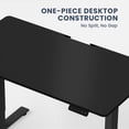 thumbnail image 3 of MotionGrey Standing Desk Height Adjustable Electric Motor Sit-to-Stand Desk Computer for Home and Office - Black Frame (43x24 Tabletop Included), 3 of 10