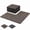 Brown, variant on KBOROVER 30 Pack Interlocking Deck Tiles, All-Weather Plastic Composite Outdoor Flooring, Easy Snap-Together Patio Pavers for Balcony & Yard, Brown