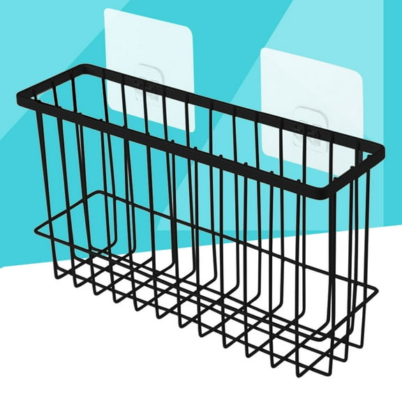 OFFIGAM Bathroom Shelf with Peel and Stick Installation, Wall Mounted Storage Organizer for Towels, Toiletries, and Accessories