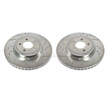 Power Stop AR8359XPR Evolution Drilled & Slotted Rotors
