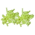thumbnail image 2 of koolsoo 100 Pcs Leurres de Pêche Souples Queue Courbée pour Bar Crappie Pêche à la Mouche 1.5cm Jaune, 2 of 9