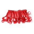 thumbnail image 2 of Yinanstore Poupée Multicolore Longue Postiche Jouet Tête Cheveux pour Poupées 15cm s - Rouge Foncé, 15cm, 2 of 5
