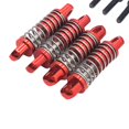 thumbnail image 3 of 4Pcs Metal Shock Absorber Stroke 3mm Spring Damper for K969 K979 K989 1:28 Scale RC Car Spare accessories - Red, 3 of 3