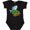 AB-Black, variant on Pool Shark Boys or Girls Baby Bodysuit