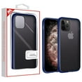 thumbnail image 2 of Apple iPhone 11 PRO MAX Phone Case Hybrid Rubber Silicone TPU Gel Protector Bumper Slim Shell Back Cover Heavy Duty Armor Shockproof [Semi-Transparent] Smoke Frosted BLUE Case for iPhone 11 Pro Max, 2 of 3