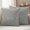 Gray, Charcoal, Ash, Silver, variant on Teal Green Terracotta Splatter Outdoor Waterproof Pillow Covers, Boho Mottled Vintage Rustic Decorative Rectangle Throw Pillowcase Sofa Cushion Sham for Patio/Couch/Chair, 20"x12" 2 Pack