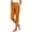 #05 Orange 【Mix & Match: Stock Up on Your Favorite Colors】, variant on Plus Size Women's Mid Rise Stretch Cropped Straight Leg Dress Pants, Split Hem Side Pocket Polyester Spandex Trousers, Flattering Work Casual Bottoms for Travel Daily Business | TruHer,Wine 3XL