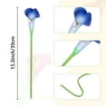 thumbnail image 6 of Unique Bargains Artificial Calla-Lily Flowers 12 Stem Bouquets Blue, 6 of 7