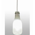 thumbnail image 7 of Meyda 151223 5 in. Milk Bottle LED Mini Pendant, Clear Sandblasted - Contemporary Country, 7 of 7