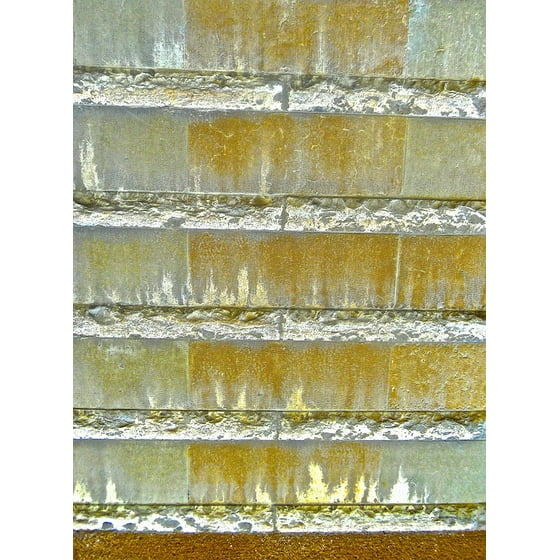 Framed Art For Your Wall Facade Clinker Structure Jade Green 10x13