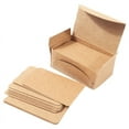 thumbnail image 3 of 500pcs Blank Kraft Paper Business Cards Word Card Message Card DIY Gift Card, 3 of 8