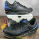 thumbnail image 2 of Ni - ke Off-White x Air Jordan 2 Retro SP Low Black Varsity Royal Size 7.5 DJ4375-004 OG, 2 of 5