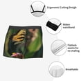 thumbnail image 3 of Uemuo butterflies and floral Pattern Men's Boxer Briefs,Trunk Anti-Chafing,Comfortable, Durable, and Stylish Underwear-X-Large, 3 of 5