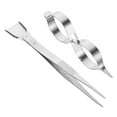 thumbnail image 4 of WHAMVOX 1 Set Heavy-duty Metal Tweezers Jewelry Craft Tweezers Beads Picking Tong, 4 of 8