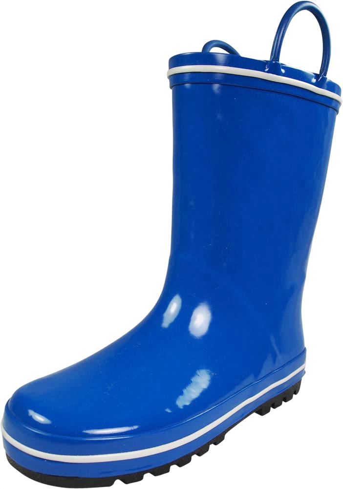 NORTY Children Boys Unisex Waterproof Rain Boots 4 Big Kid
