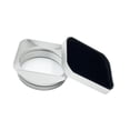 thumbnail image 4 of AWHAO Metal Square Lens Hood and Cap High Performance Replacement Lens Shade Protector Silver, 4 of 9
