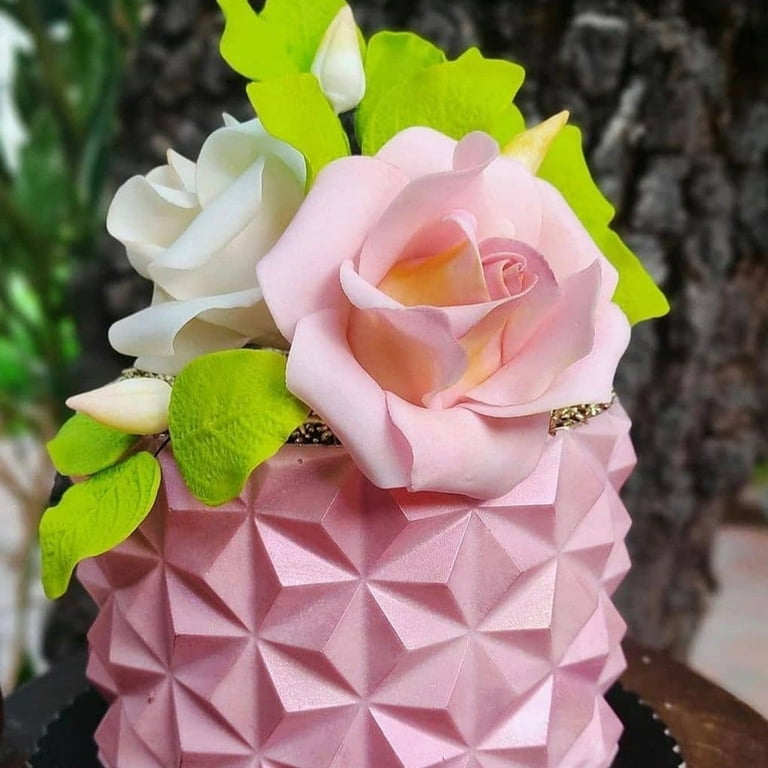 FAIOIN 3D Chocolate Origami Mould Reusable Cake Mold Plastic