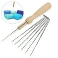 thumbnail image 1 of Miangastore NUOLUX Ensemble de 7 Pcs Aiguilles à Feutre avec Poignée Outil de Feutrage Kit de Démarrage, 1 of 7