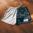thumbnail image 5 of RYOKO pantalones cortos de verano para hombre y mujer, shorts informales a la moda para playa y playa, malla deportiva de secado rápido, 5 of 5