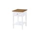 thumbnail image 1 of Mesa auxiliar Country Oxford de 1 cajón con estación de carga y estante Convenience Concepts V2-200, 1 of 2