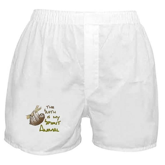 CafePress - The Sloth Is My Spirit Animal Boxer Shorts - Men's Novelty Boxer Shorts