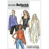 Butterick Pattern Misses' Top and Camisole, Y (XS, S, M)