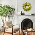 thumbnail image 2 of Idyllic 20 inch Artificial Lemon Wreath Spring Summer Fruit Wreath with Yellow Lemon and Artificial Green Leaves for Front Door, Window and Wall Hanging Decorations, Holiday Decorations, 2 of 6