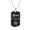 Military Chain (Gold), variant on Raised To Life Romans 6:4 Baptism Christian Dog Tag Necklace Stainless Steel 24" Chain Silver Tone or Gold Tone
