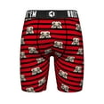 thumbnail image 3 of Men's Rock Em Socks Red Georgia Bulldogs Mascot Stripes Boxer Briefs, 3 of 3