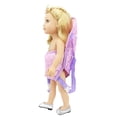 thumbnail image 4 of Kids Doll Backpack Sling Carrier, Adjustable Toy Carrier, Rainbow & Purple Heart Design, Fits 18 Inch for Girls Pretend Play, 4 of 9