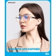 thumbnail image 2 of Gafas de bloqueo de luz azul ANYLUV para hombres/mujeres, 2 of 7