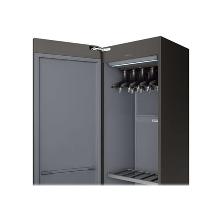 Samsung - Bespoke AirDresser Grand Clothing Care System with Steam Refresh and Sanitize - Crystal Mirror Finish