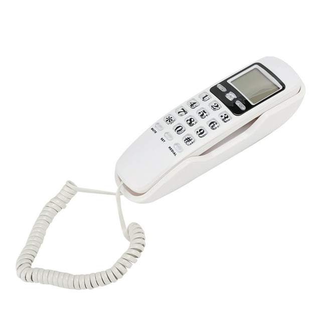 Téléphone Résidentiel, Téléphone, Écran LCD Fiable Support Fsk et Dtmf pour Noir, Blanc, Rouge
