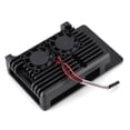 thumbnail image 1 of Ventilador con carcasa de aluminio con refrigeración + herramientas para Raspberry Pi 4 modelo B negro, 1 of 8