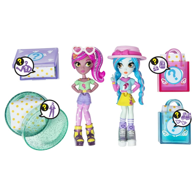 Off the Hook Style BFFs, Brooklyn & Alexis (Concert), 4-inch Small Dolls  with Mix and Match Fashions and Accessories, for Girls Aged 5 and Up